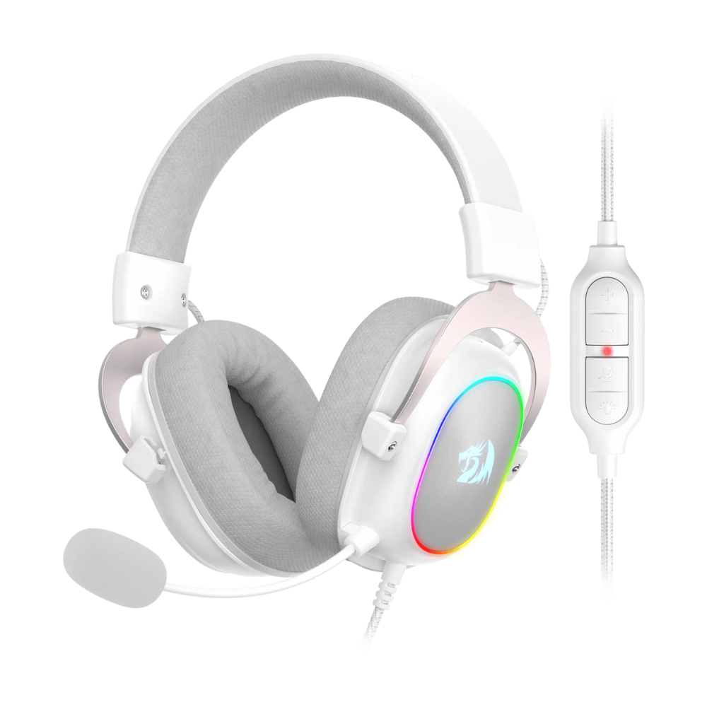 Redragon H510 ZEUS X RGB White Wired Gaming Headset Headset 3.5