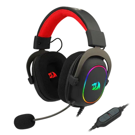 Redragon h510 zeus-x rgb wired gaming headset - 7.1 surround sound