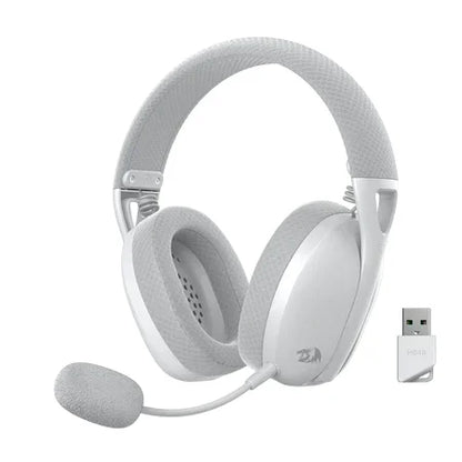 Redragon h848 bluetooth wireless gaming headset - lightweight - 7.1 surround sound - 40mm drivers - detachable