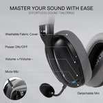 Redragon H878 3 Mode Wireless Blue Lighting Gaming Headset Lightweight 7.1
