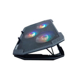 Redragon ingrid gcp511 laptop cooler 3 fans rgb up to 17 black - Fun Touch