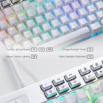 Redragon K550 RGB Gaming Keyboard 104 Keys + 12 Macro G Keys Wired Mechanical