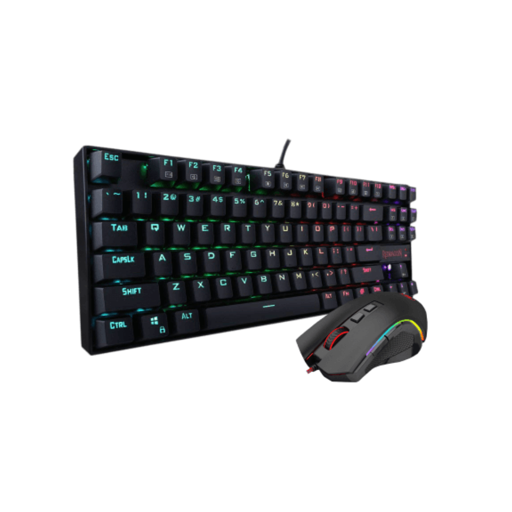 Redragon k552-rgb-ba mechanical gaming keyboard and mouse combo - Fun Touch