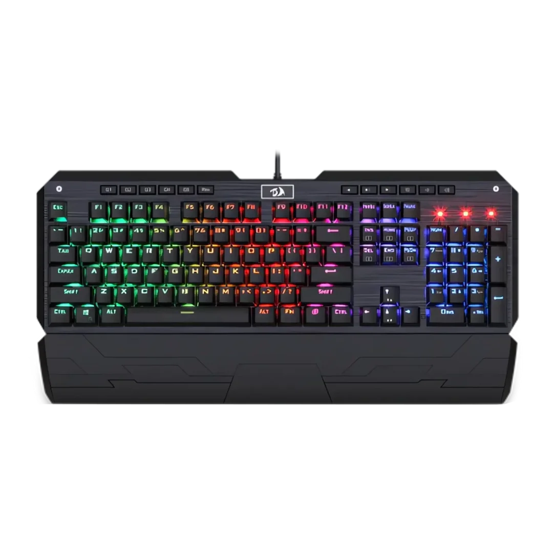 Redragon K555 Mechanical Gaming Keyboard with Blue Switches Free