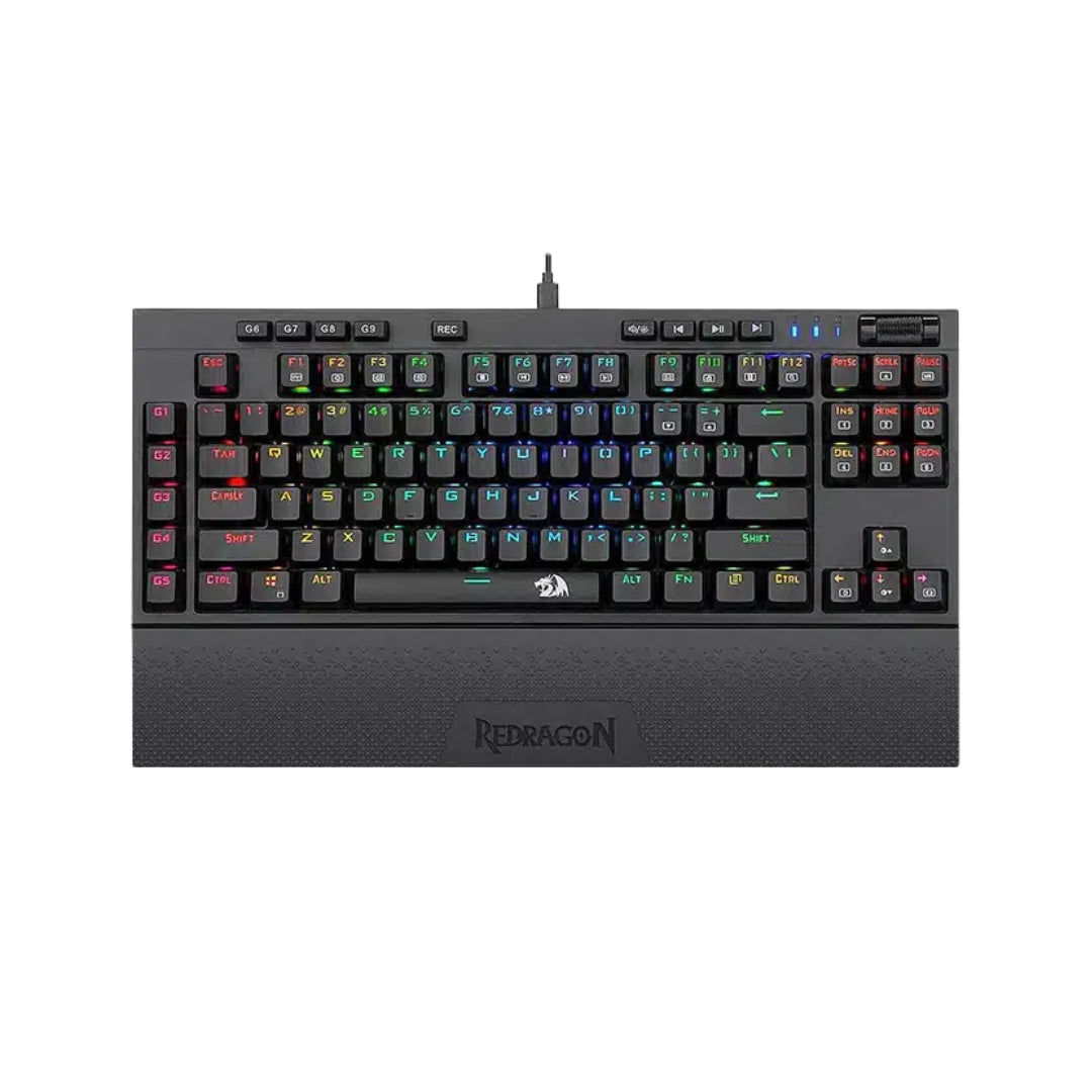 Redragon K588 RGB Backlit Mechanical Gaming Keyboard with Programmable Keys