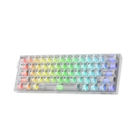 Redragon K617 CT 60% Wired RGB Gaming Keyboard 61 Keys Compact Full Transparent