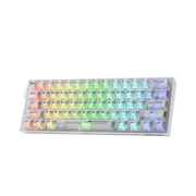 Redragon K617 CT 60% Wired RGB Gaming Keyboard 61 Keys Compact Full Transparent