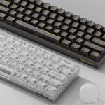 Redragon K617 CT 60% Wired RGB Gaming Keyboard 61 Keys Compact Full Transparent