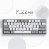 Redragon K617 Fizz 60% Wired RGB Gaming Keyboard 61 Keys Hot Swap Compact