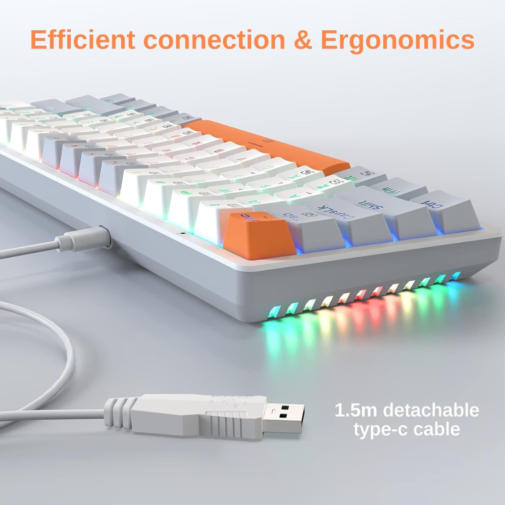 Redragon K642WGO AKALI 60% RGB Mechanical Keyboard Keyboard