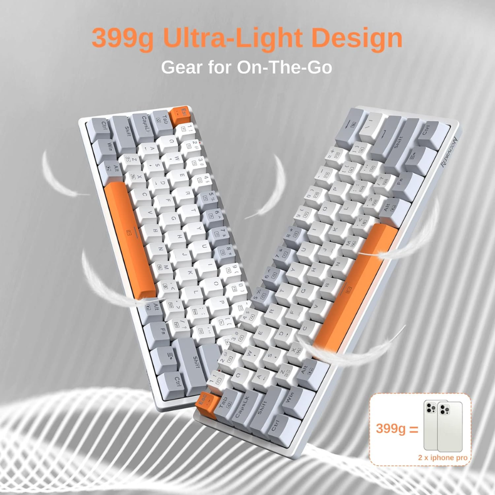 Redragon K642WGO AKALI 60% RGB Mechanical Keyboard Keyboard