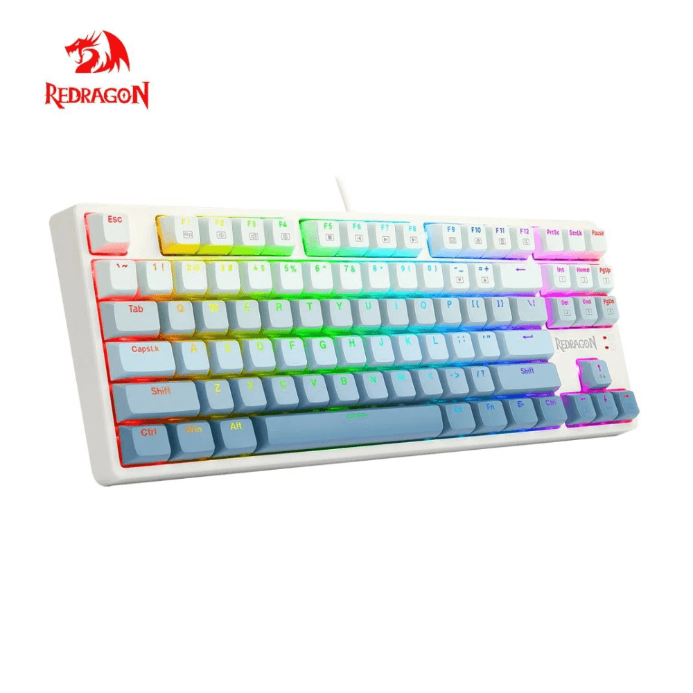 Redragon k645w 87 key rgb mechanical gaming keyboard - Fun Touch