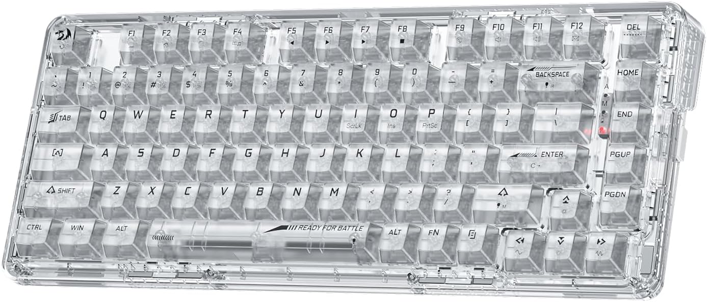 Redragon K649 PRO 78% Wireless Gasket RGB Gaming Keyboard 3 Modes 82 Keys Full