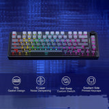 Redragon K673 GB 75% Wireless Gasket RGB Gaming Keyboard 3 Modes 81 Keys PBT