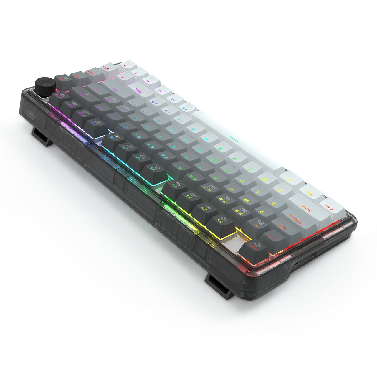 Redragon K673 GG 75% Wireless Gasket RGB Gaming Keyboard 3 Modes 81 Keys PBT