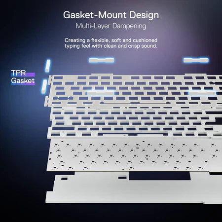 Redragon K673 PRO 75% Wireless Gasket RGB Gaming Keyboard Keyboard