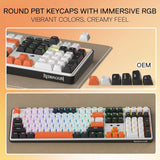 Redragon K689 PRO Wireless Gasket RGB Gaming Keyboard 104 Keys + Extra 4