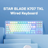 Redragon K707 80% Wired Gasket RGB Gaming Keyboard Keyboard