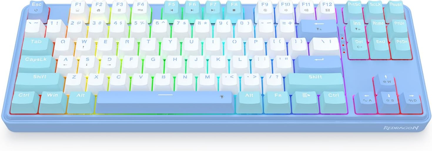 Redragon K707 80% Wired Gasket RGB Gaming Keyboard Keyboard