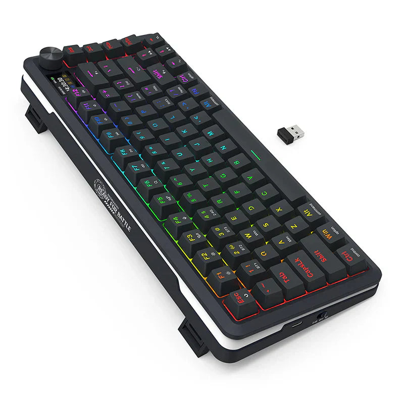 Redragon K708 RGB PRO Tri mode Mechanical Keyboard Keyboard