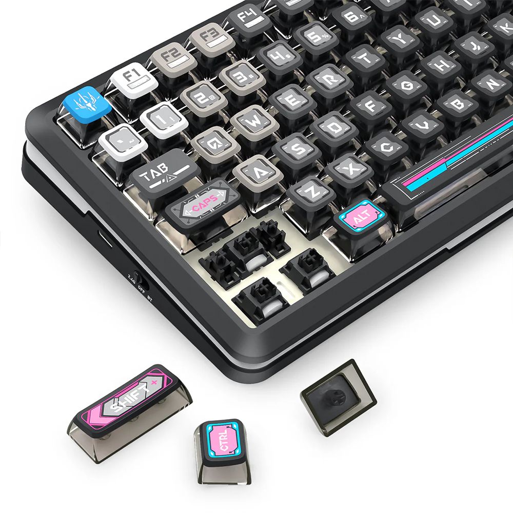 Redragon K708MC RGB Flekact Pro Tri Mode 75% Hot Swappable Wireless Mechanical