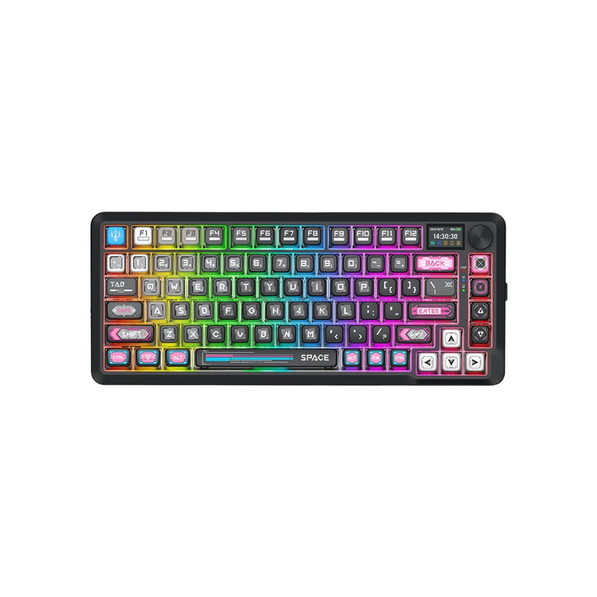 Redragon K708MC RGB Flekact Pro Tri Mode 75% Hot Swappable Wireless Mechanical