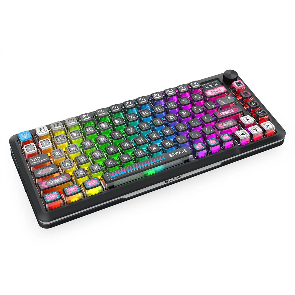 Redragon K708MC RGB Flekact Pro Tri Mode 75% Hot Swappable Wireless Mechanical