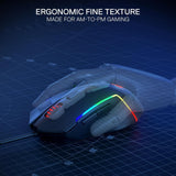 Redragon M616 RGB Gaming Mouse 10000 DPI Wired Optical Mouse with 6