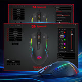 Redragon M616 RGB Gaming Mouse 10000 DPI Wired Optical Mouse with 6