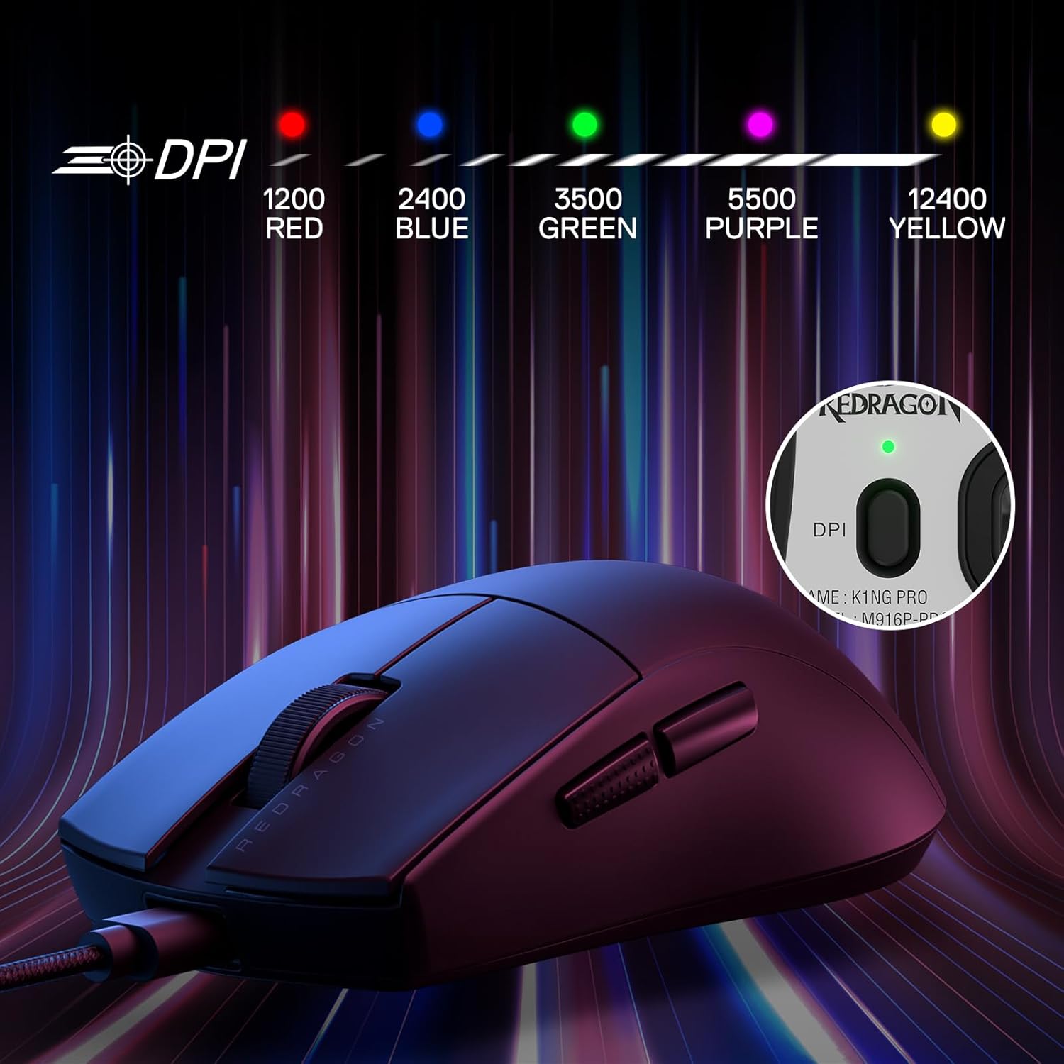 Redragon M724 Wired Gaming Mouse Mouse
