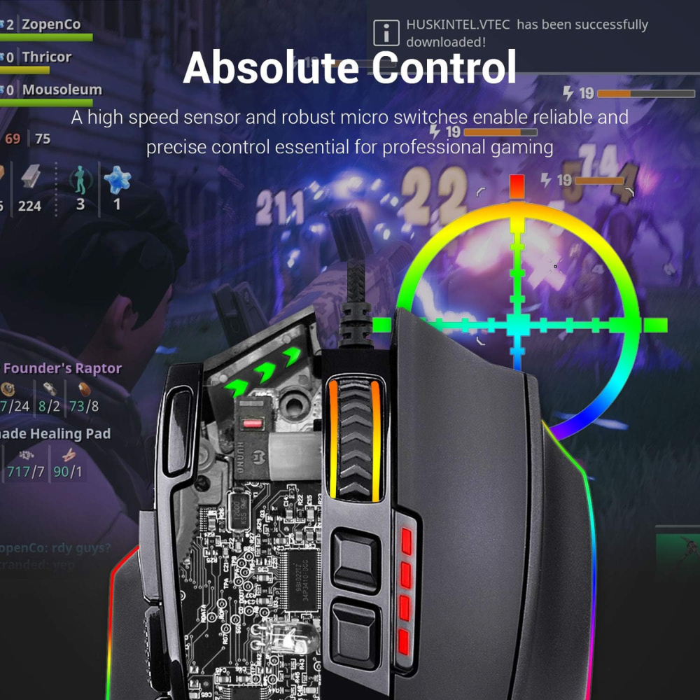 Redragon M801 Gaming Mouse LED RGB Mouse