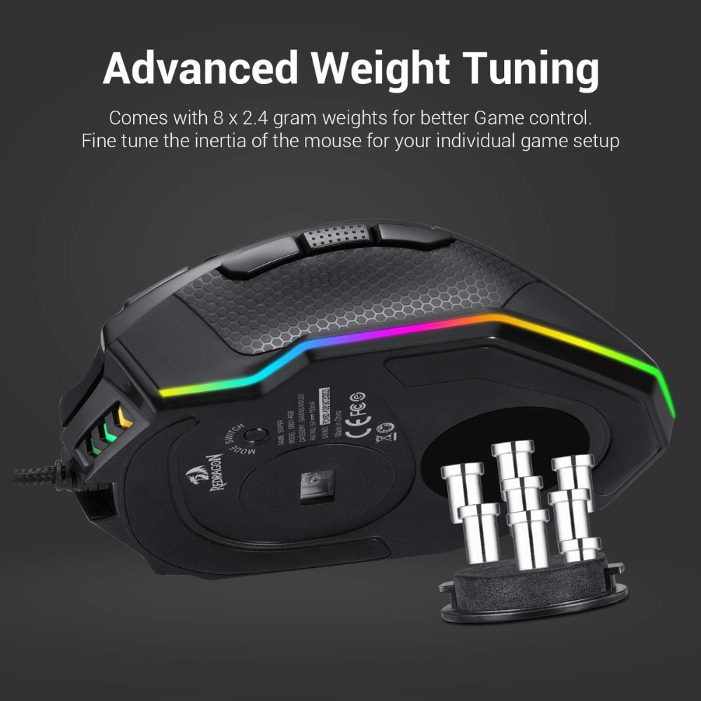 Redragon m801 gaming mouse led rgb - Fun Touch