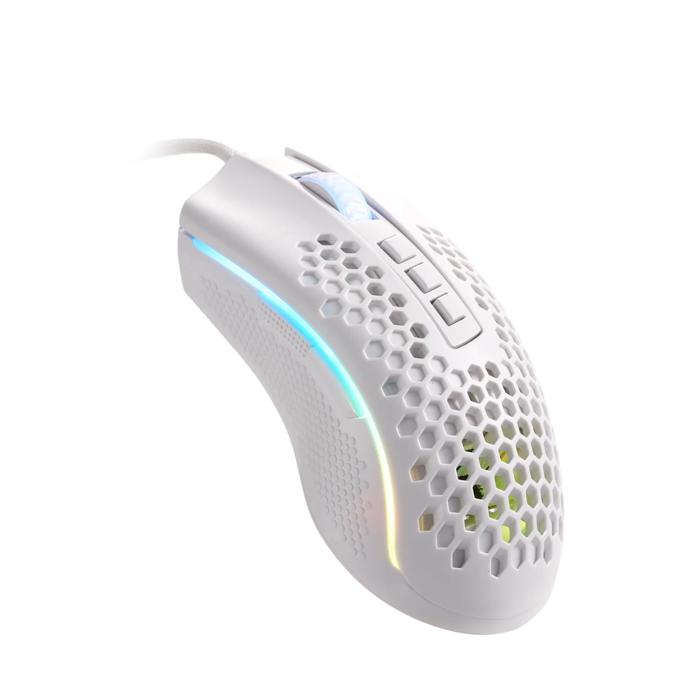 Redragon M808 Storm White Lightweight RGB Gaming Mouse Mouse