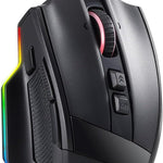 Redragon M813 RGB Wired Gaming Mouse with 4D Dual Mode Scroll Wheel Ergonomic