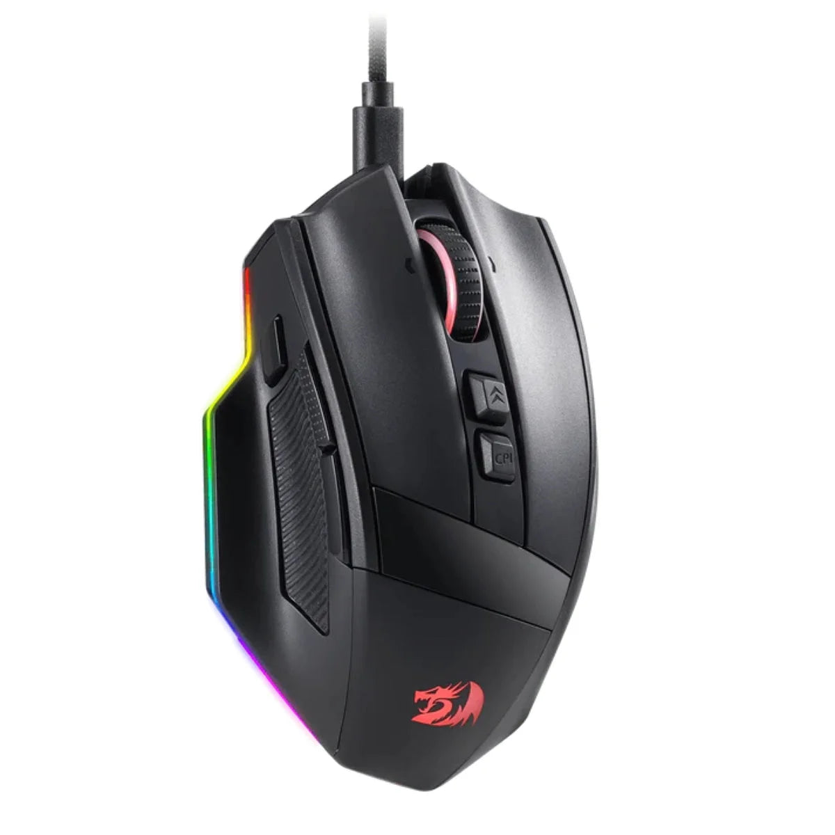 Redragon m813 rgb wired gaming mouse with 4d dual mode scroll wheel