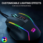 Redragon M915 Gaming Mouse Wired Gaming Mouse 26,000 DPI Opitacl Sensor