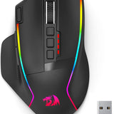 Redragon M915WL Wireless Gaming Mouse Ergonomic Mouse 16000 DPI with Rapid Fire