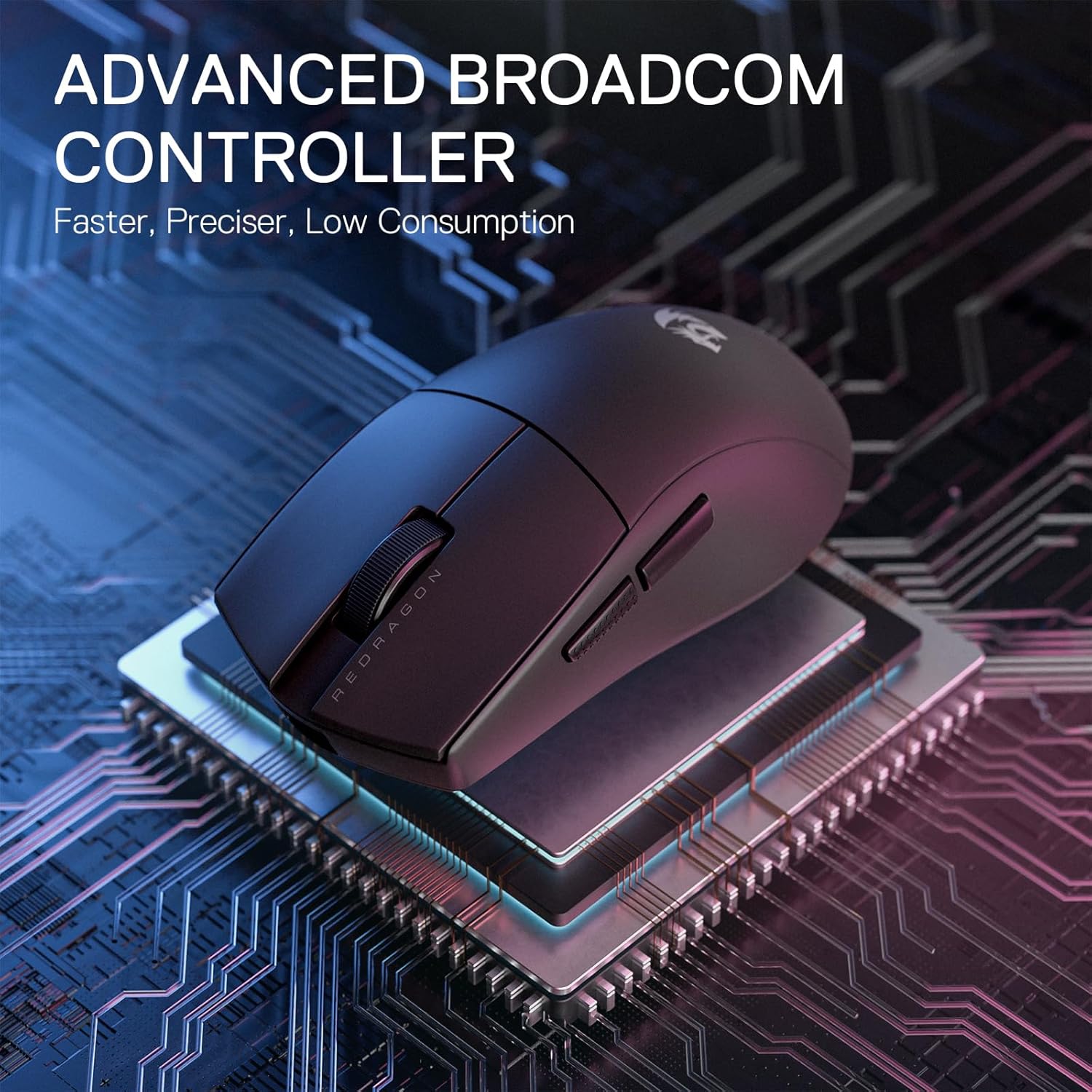 Redragon M916 PRO 3 Mode Wireless Gaming Mouse 4K (26000 DPI) Mouse