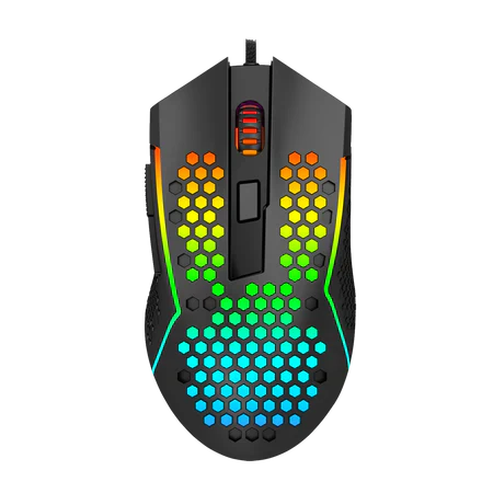 Redragon m987-k lightweight 55g honeycomb gaming mouse rgb 12000 dpi - Fun Touch