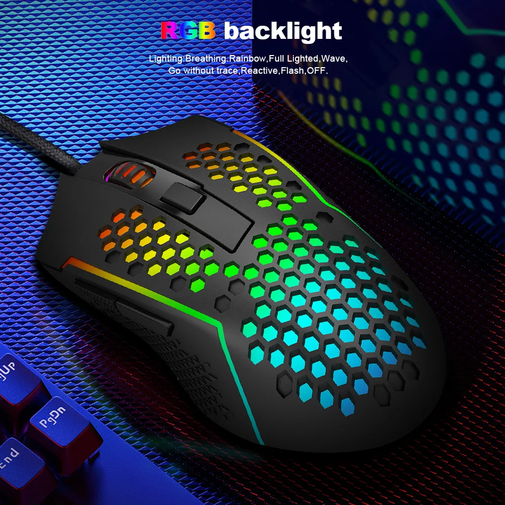 Redragon m987p-k reaping elite lightweight gaming mouse - Fun Touch