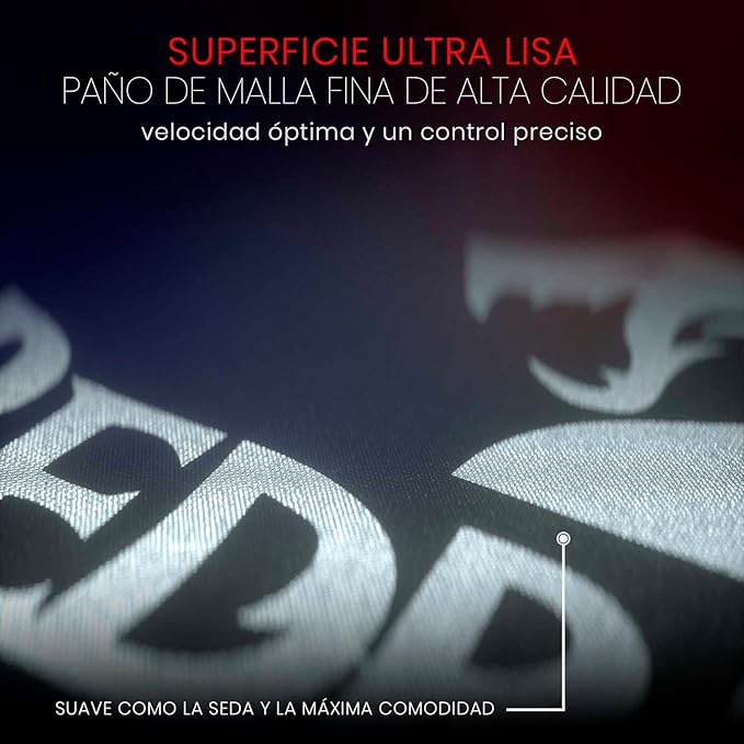 Redragon P030 Flick M Mousepad with Stitched Edges Waterproof for Work Games