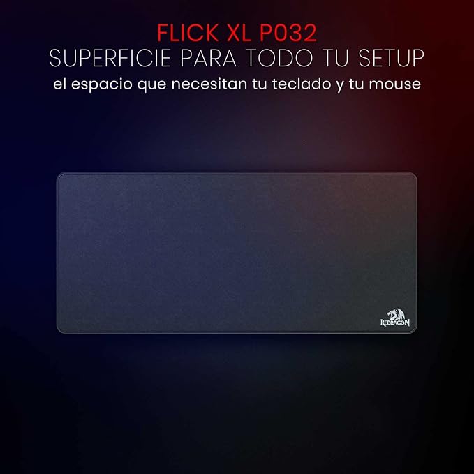 Redragon p032 flick xl mouse pad with stitched edges waterproof - Fun Touch