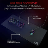 Redragon p032 flick xl mouse pad with stitched edges waterproof - Fun Touch