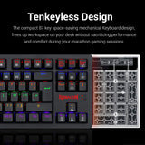 Redragon s113 gaming keyboard mouse combo wired mechanical - Fun Touch