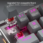 Redragon Shaco K641 PRO 65% Aluminum RGB Mechanical Keyboard 3 Mode 68 Keys