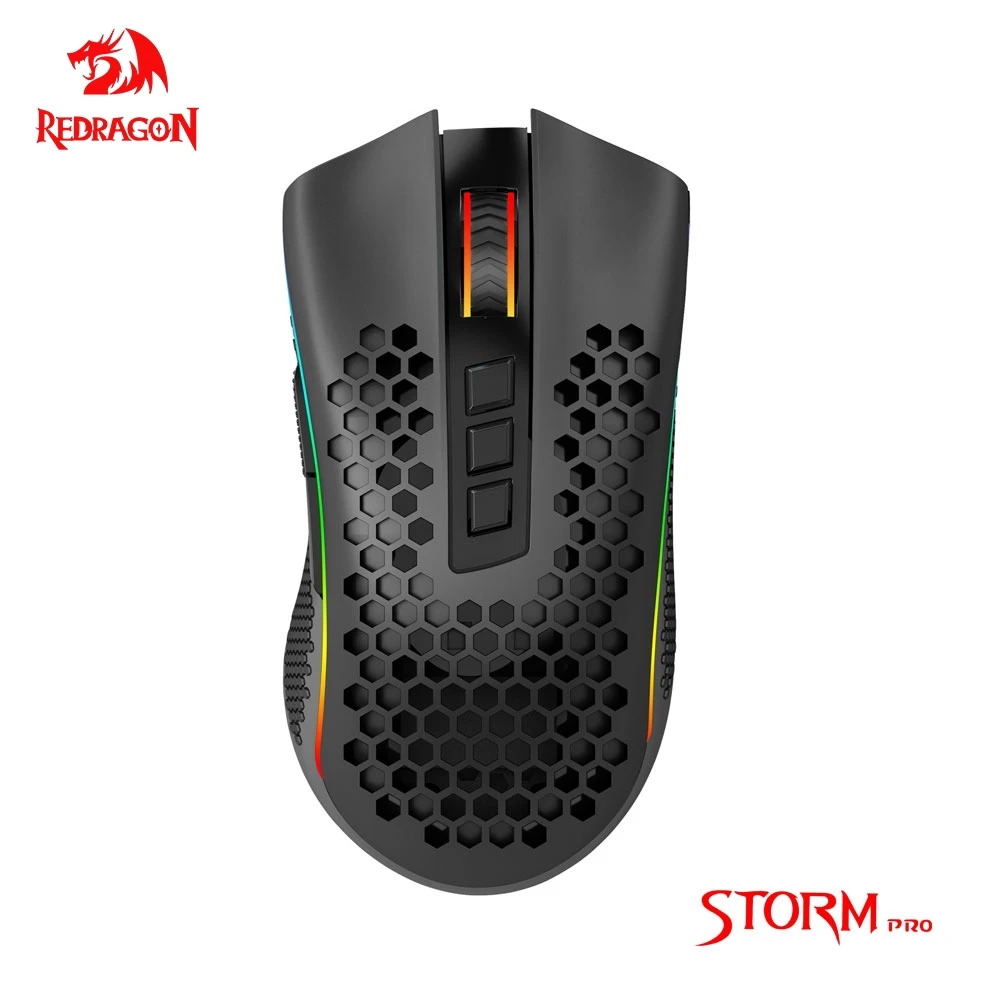 Redragon Storm Pro M808 KS RGB USB 2.4G Wireless Gaming Mouse Mouse