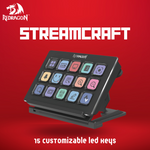 Redragon streamcraft 15 customizable led keys - Fun Touch