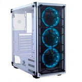 Redragon wheel jack gc-606 white game case with 3 rgb fan JOD 60