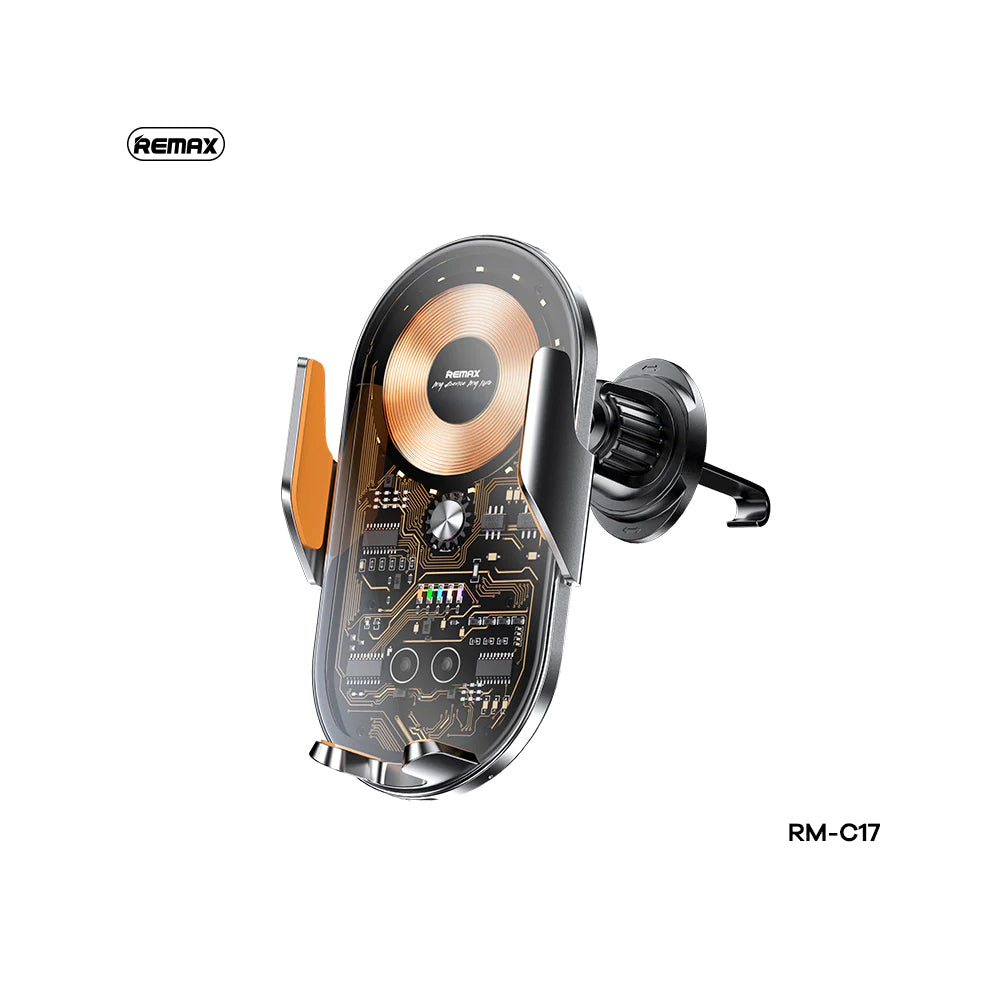 Remax RM C17 15W Wireless Charging Car Holder Cables & Chargers