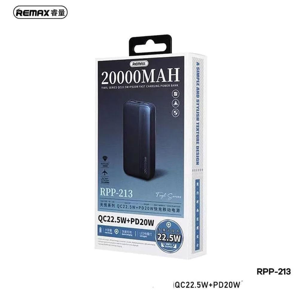 Remax RPP 213 TINYL Series 20000mAh Power Bank Cables & Chargers